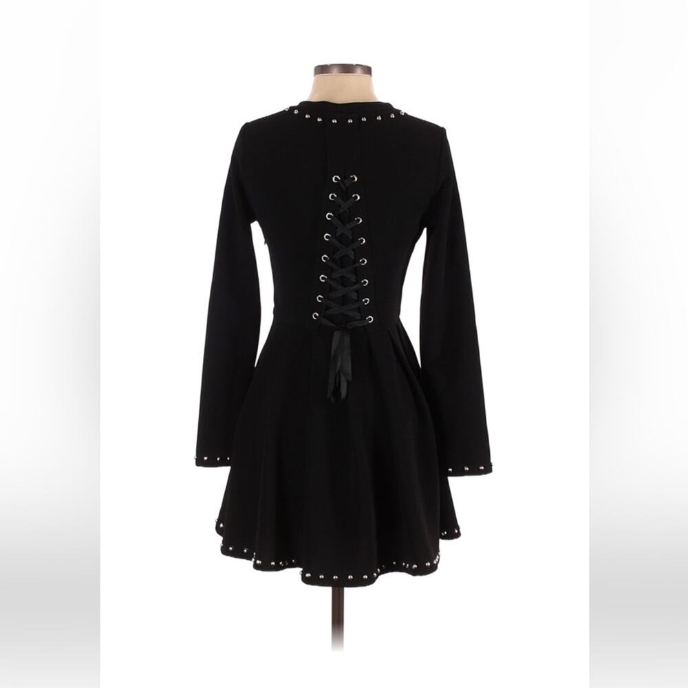 Sflmaso design by Korea little black fit and flare corset back dress, size med